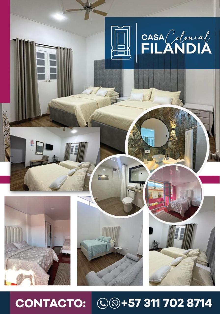 Casa Colonial Filandia Lägenhet Exteriör bild